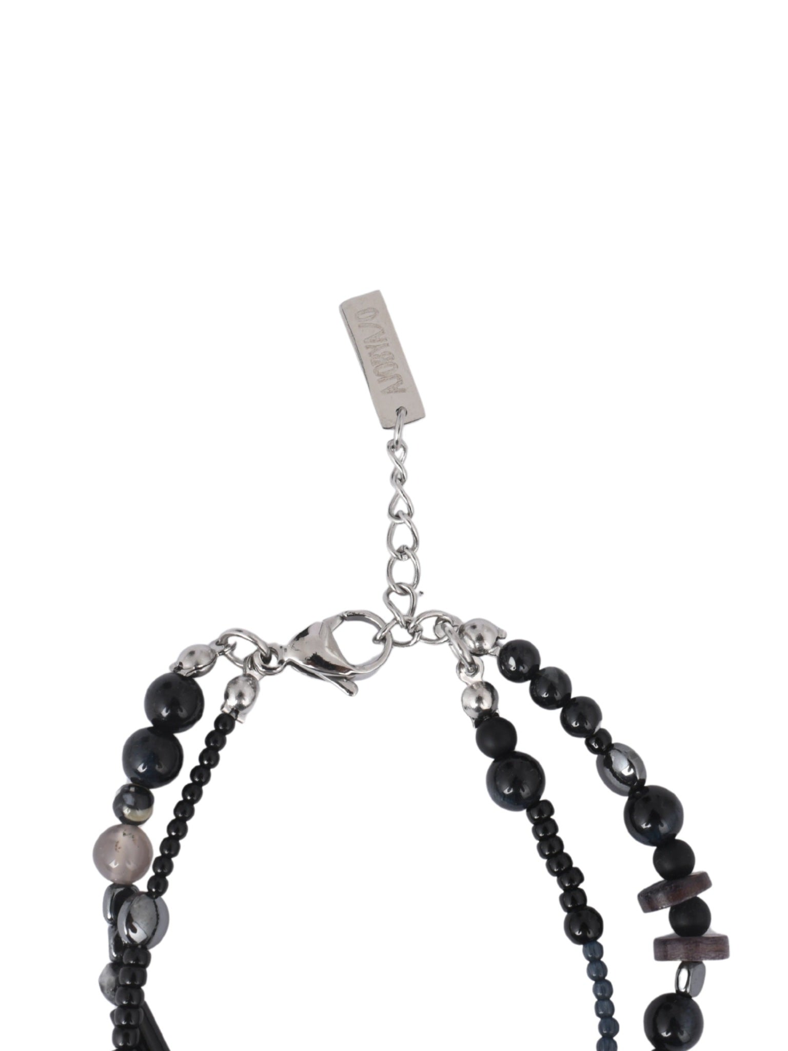 Black light beads layered bracelet