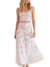 Eden rose ankle skirt