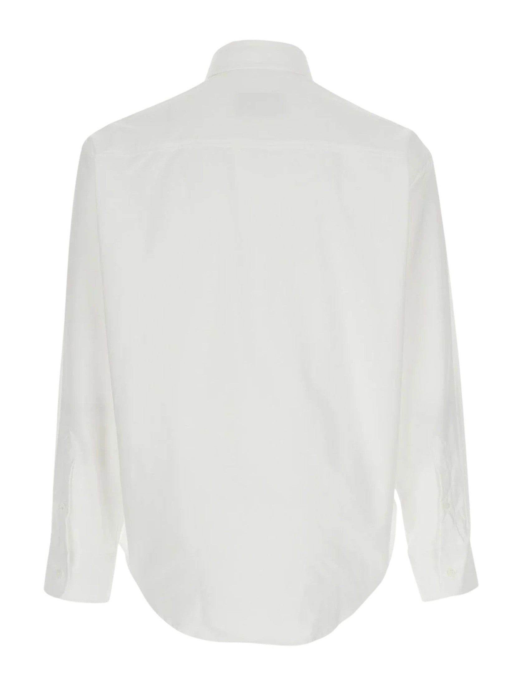 Boxy fit shirt button down collar and embroidered ami de coeur