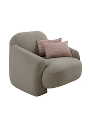 Tweed cushion cover w/zip cushion