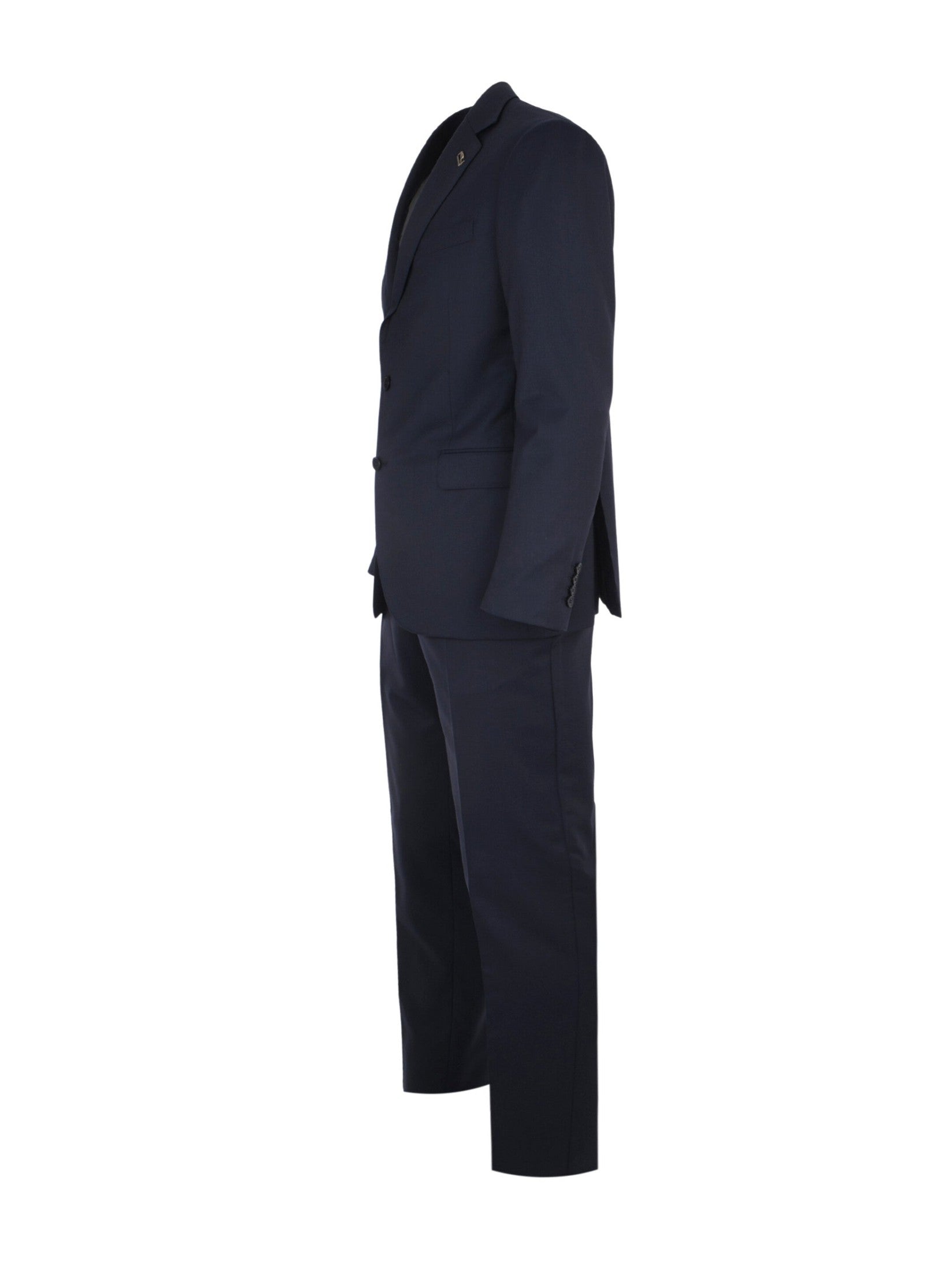Vicenza suit in pure wool navy blue