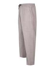 Long formal trouser light wool flannel