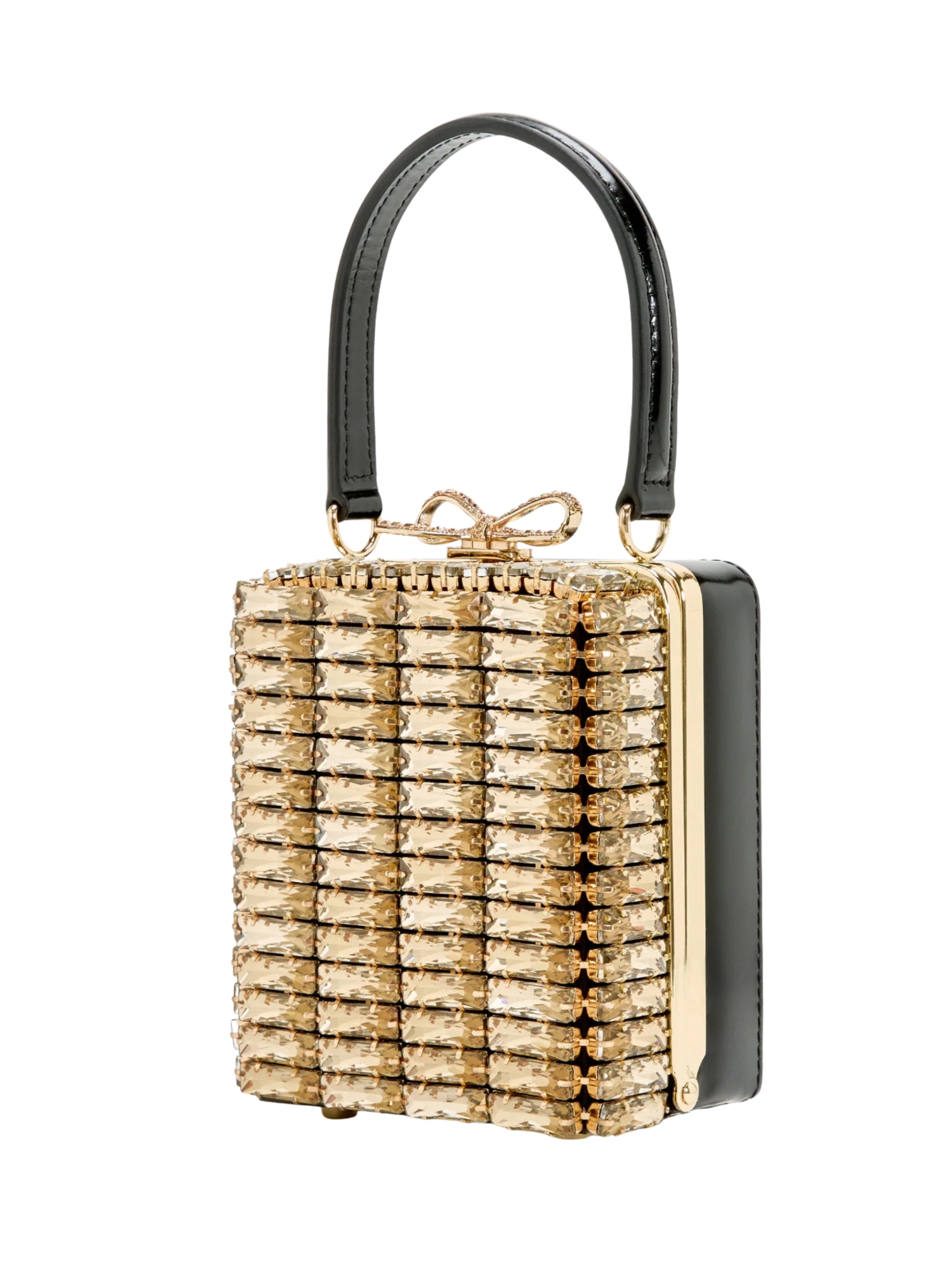 Gold Crystal Micro Bag
