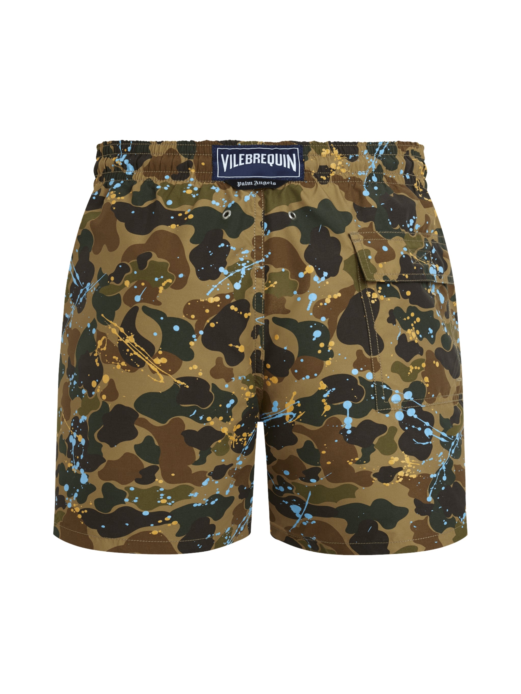 Men Swim Trunks Camo Splash