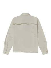 Sleazer cropped overshirt beige