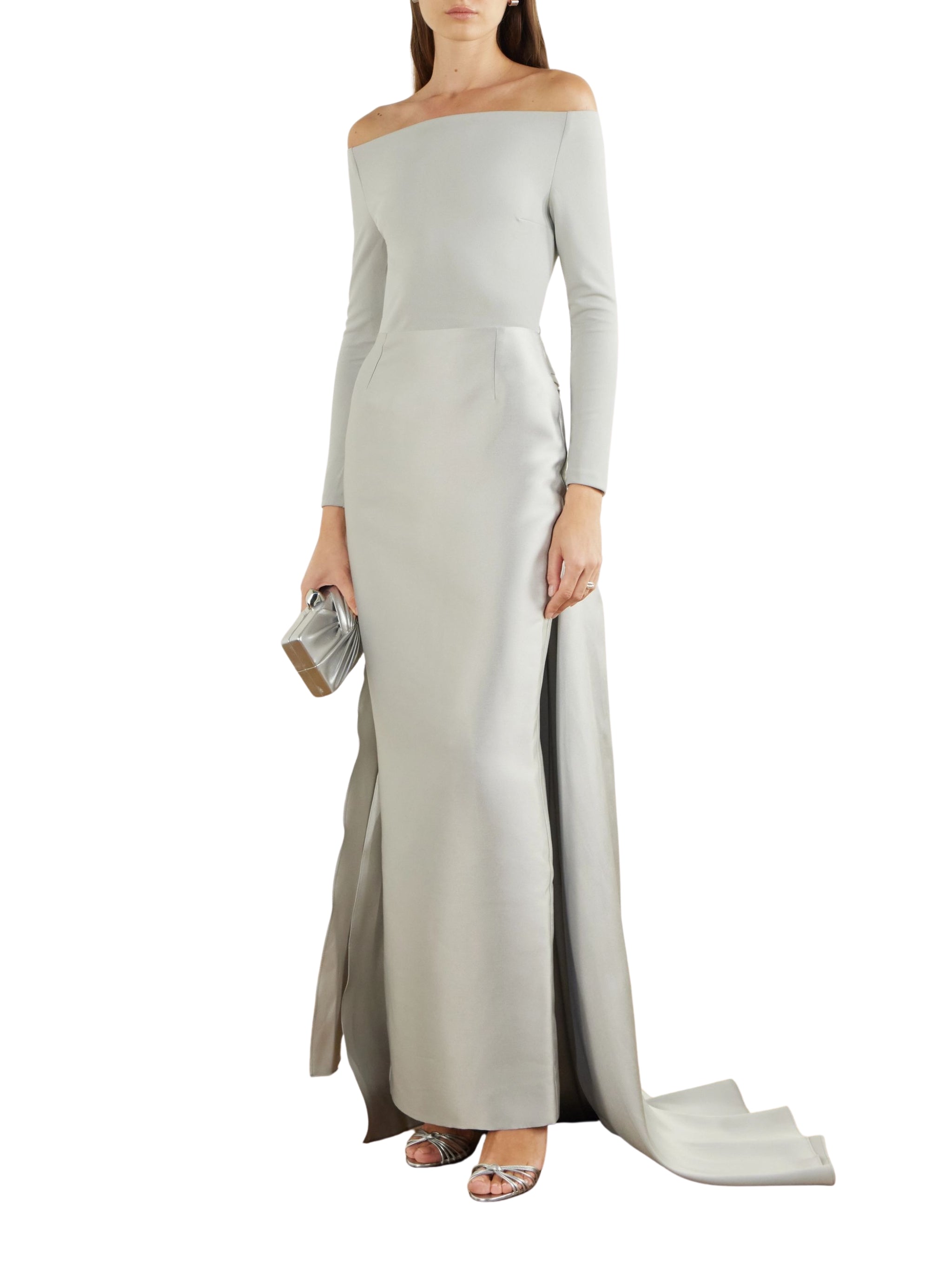 The Winslow Maxi Dress in Platinum