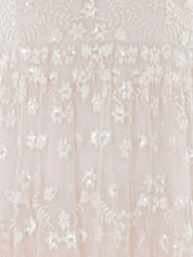 Clover long sleeve ankle gown