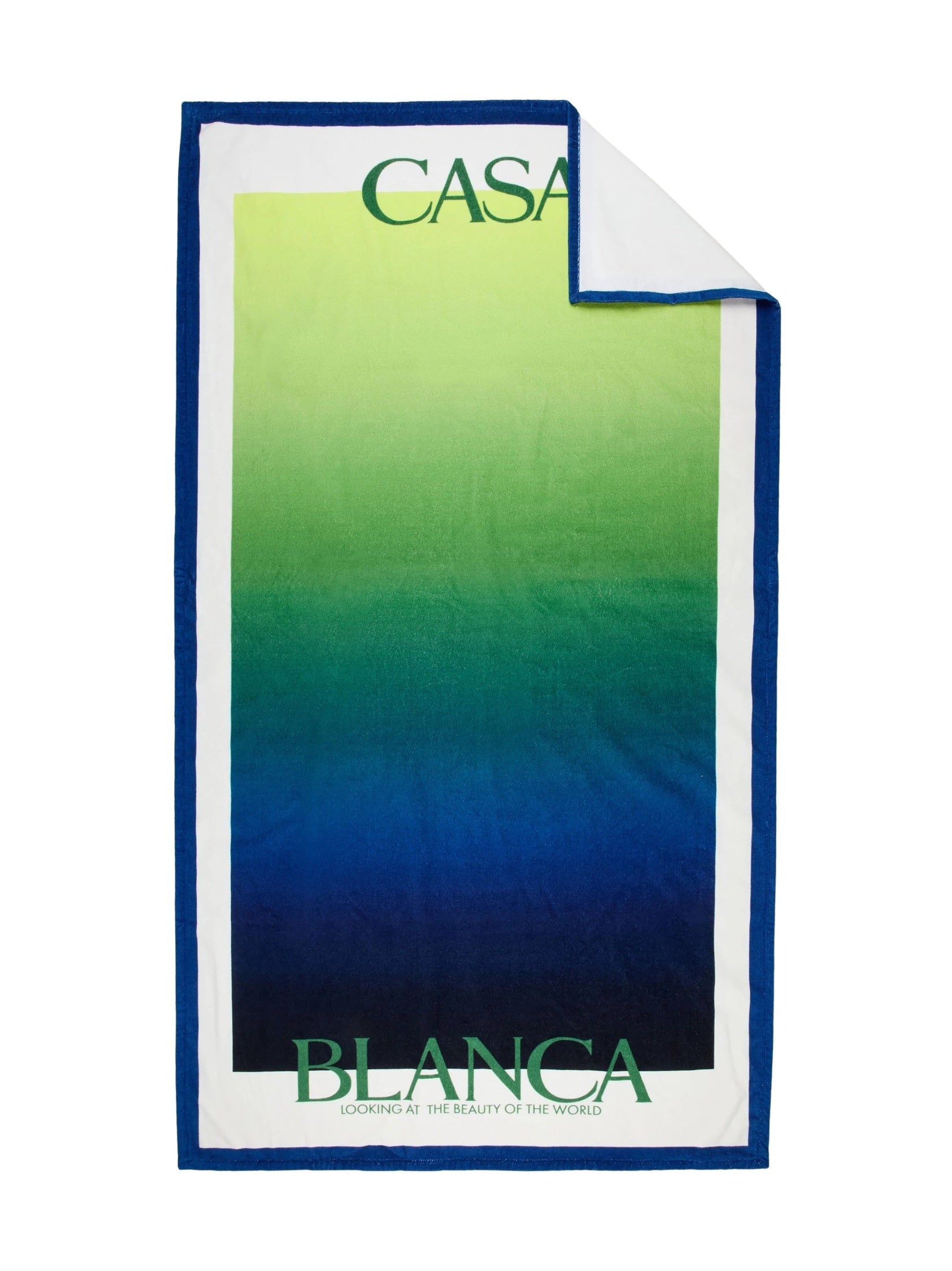 Printed gradient beach towel