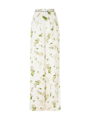 SCARF BELT WIDE LEG PANT