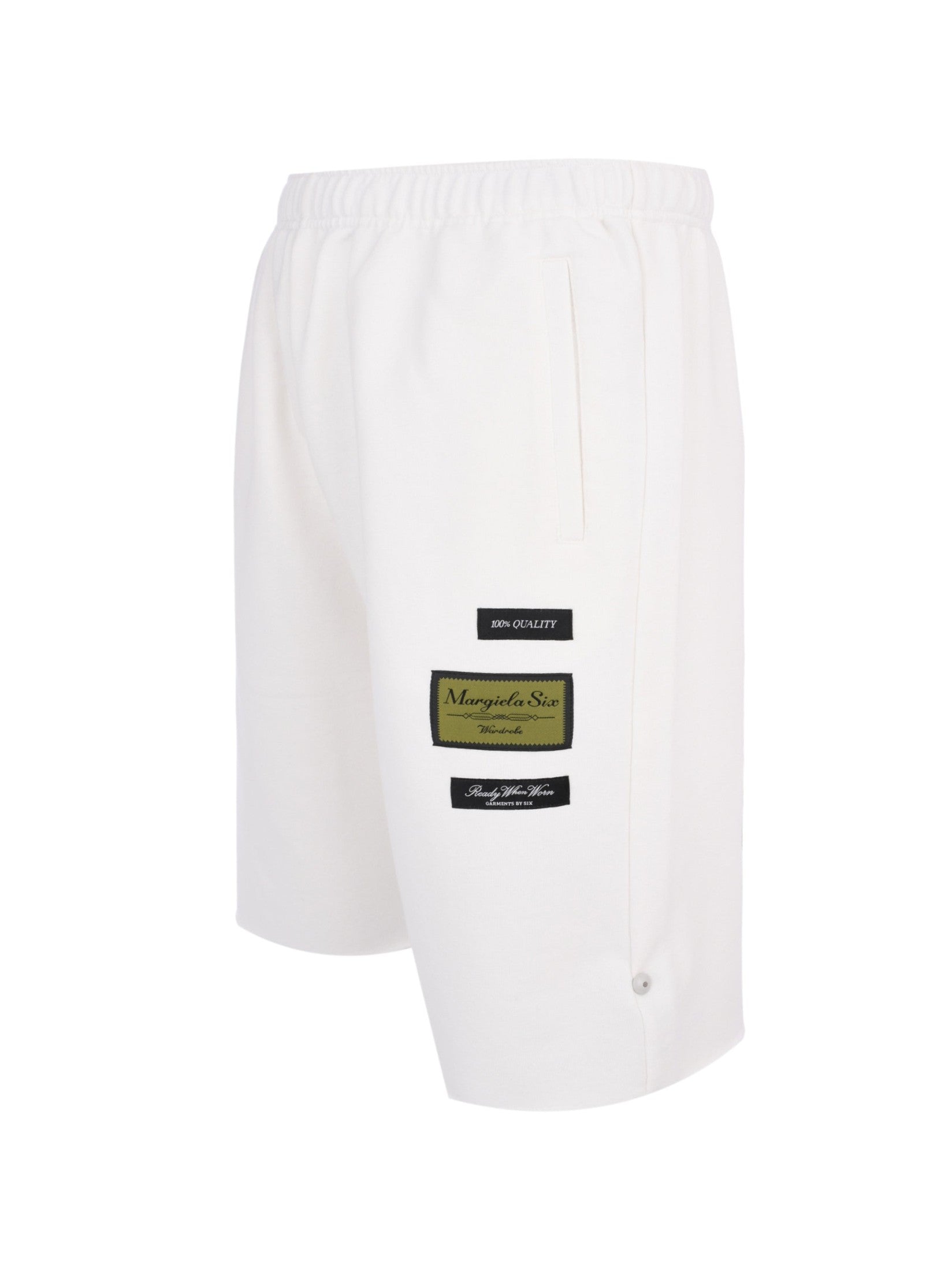 Maison Margiela logo-patch track shorts