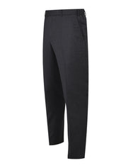 Pantalone slim flat front diagonal pockets elastic waistband with drawstring unfinished b.