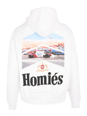 RACING LIMITED HOODIE VITANGE WHITE