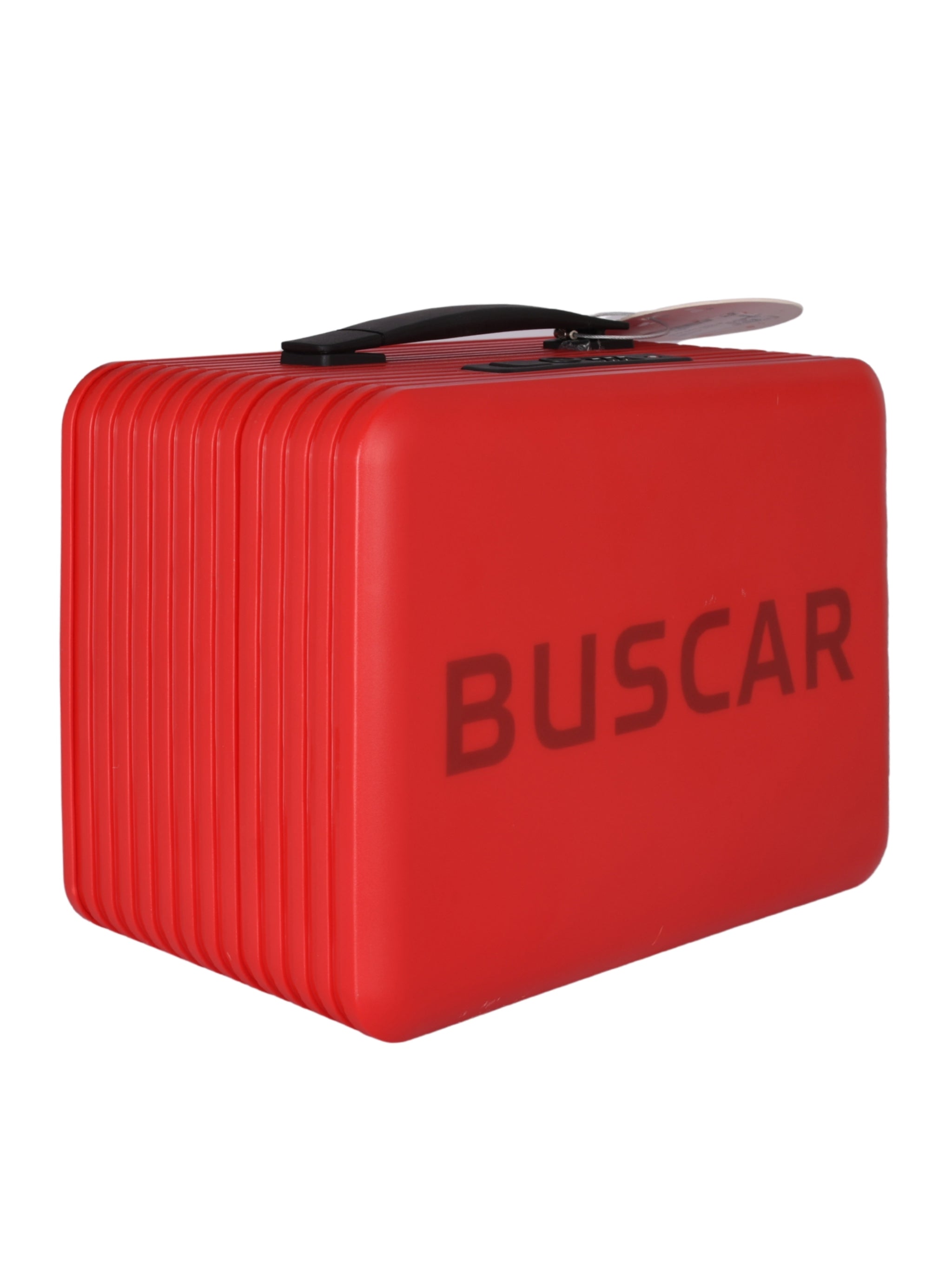 Buscar red hard case handbag