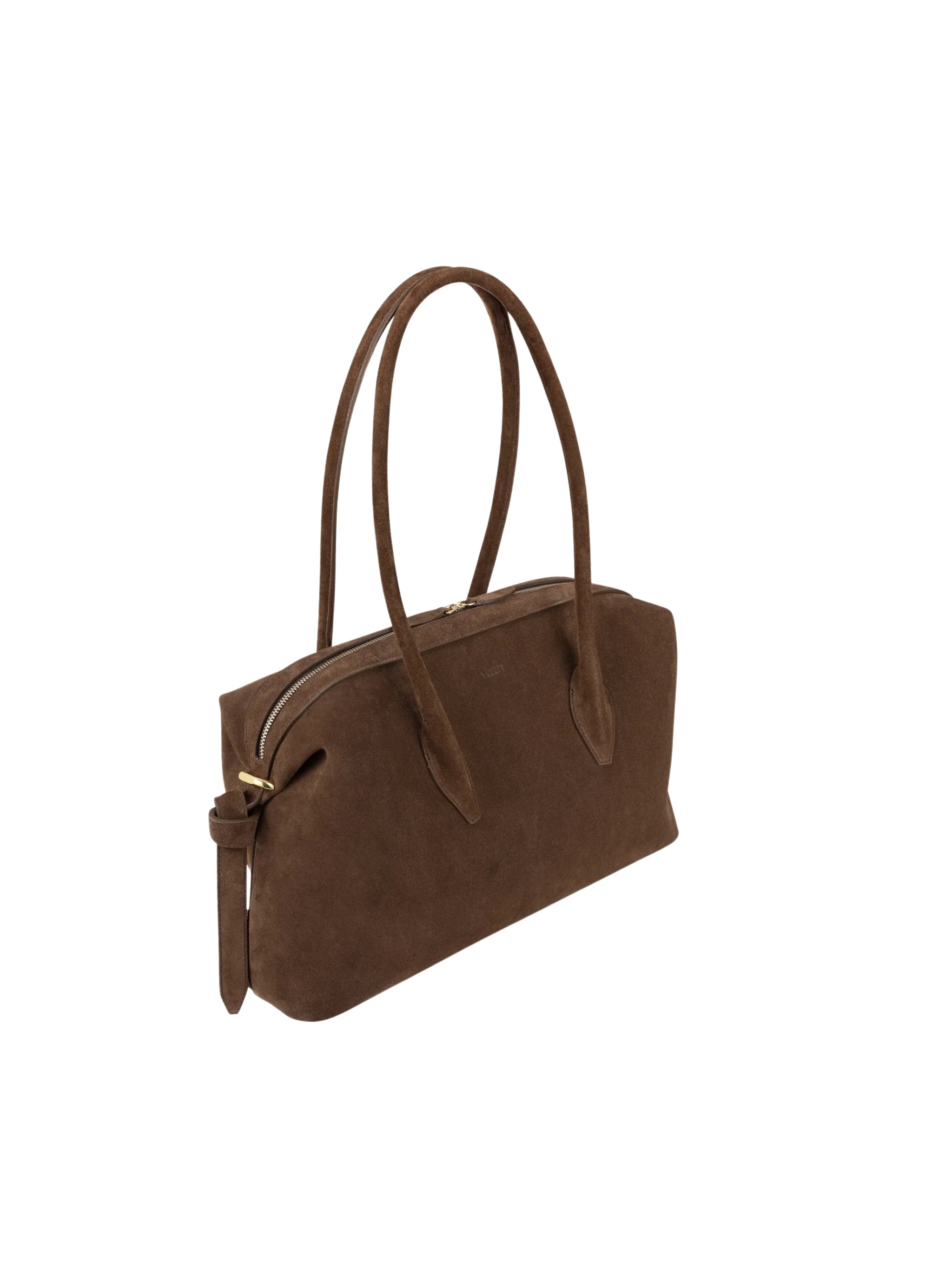 BRIOCHE DUFFLE CHOCOLATE SUEDE