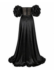 Satin-Crystal Dress