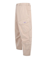 Washed multi cargo pants