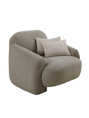 Tweed cushion cover w/zip cushion