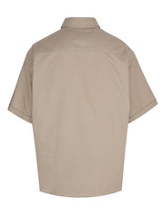 Embroidered boxy short sleeve shirt
