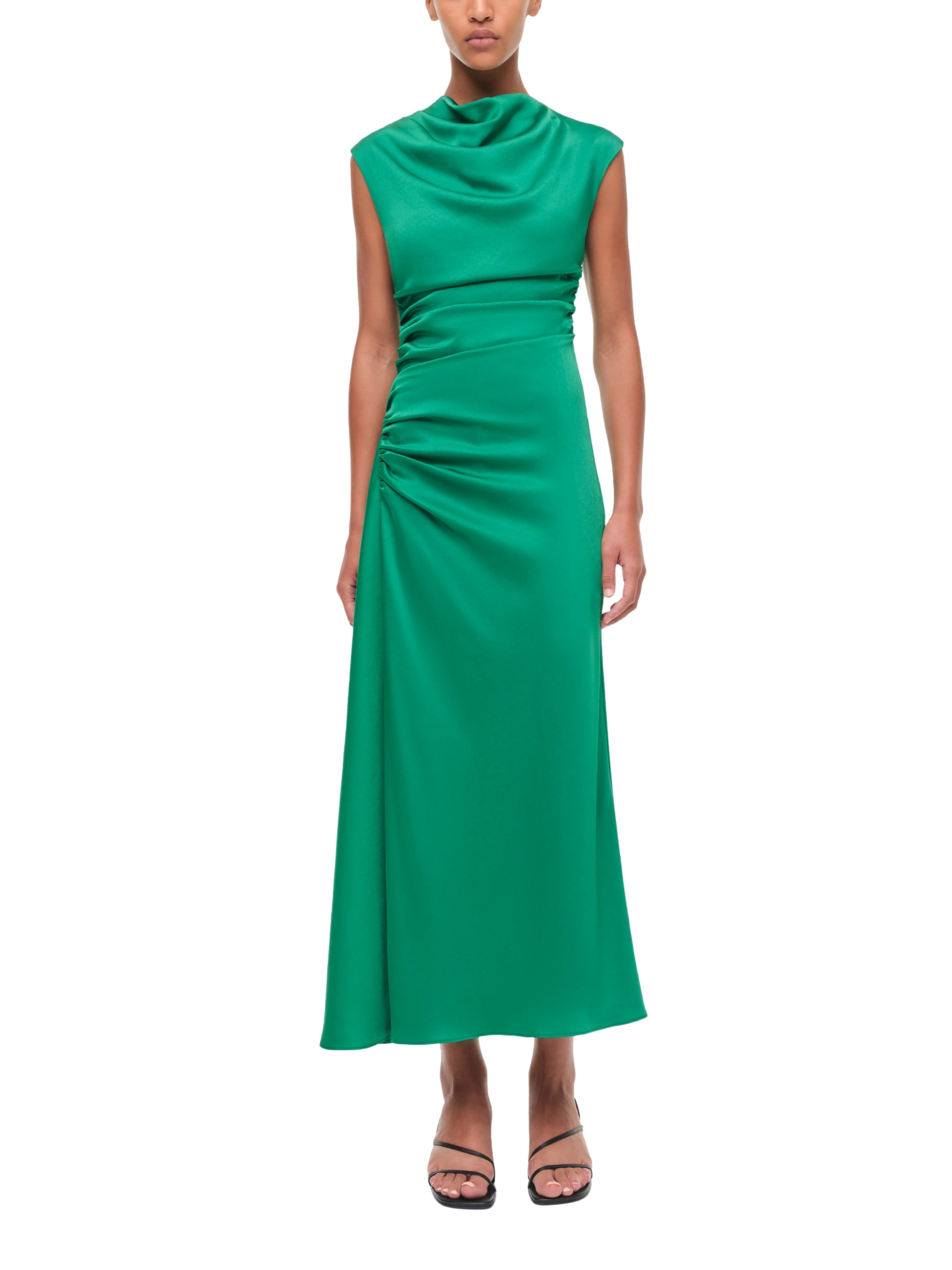 Melaney satin gown