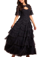 AVIANA SHORT SLEEVE GOWN