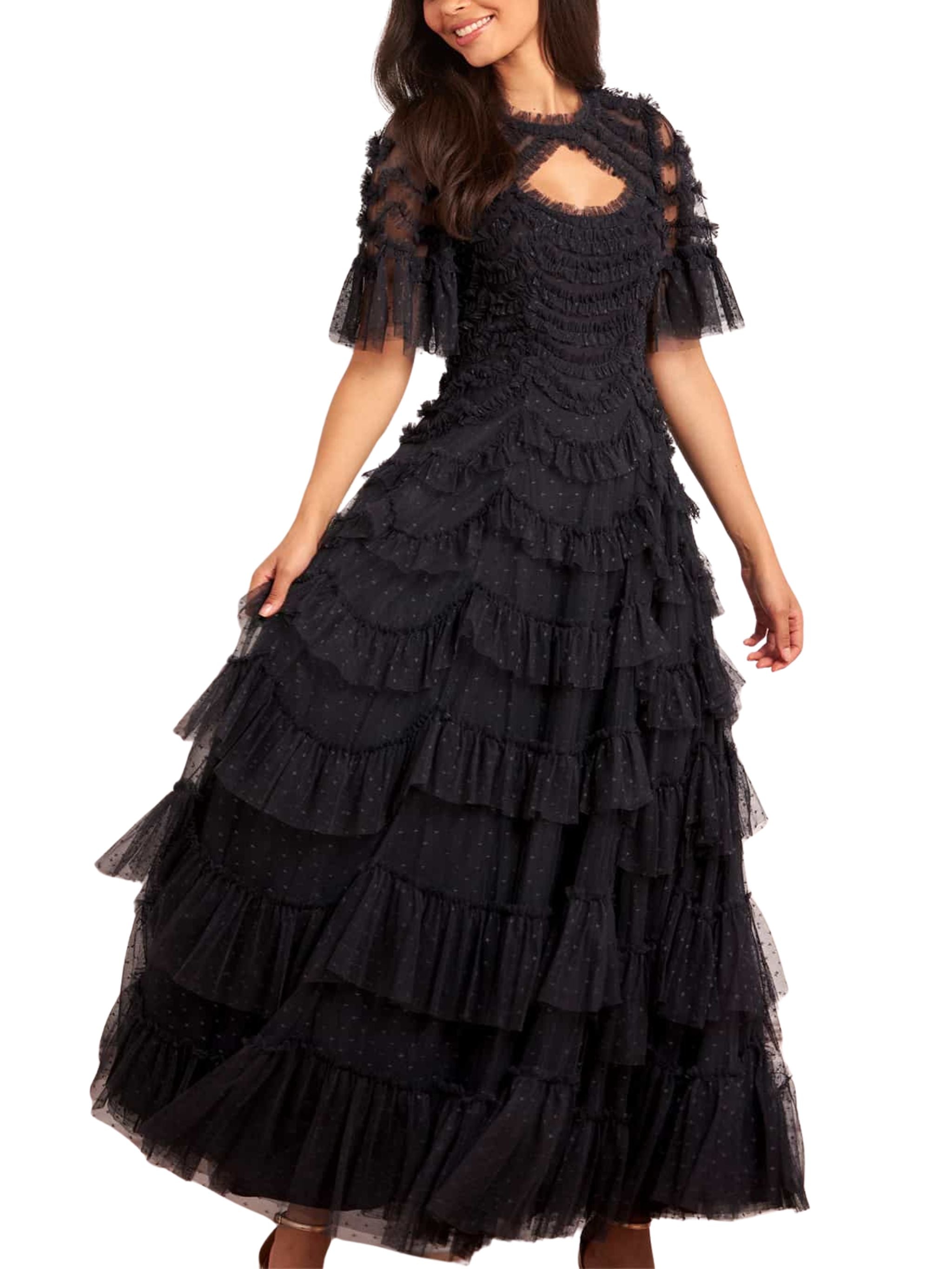 AVIANA SHORT SLEEVE GOWN