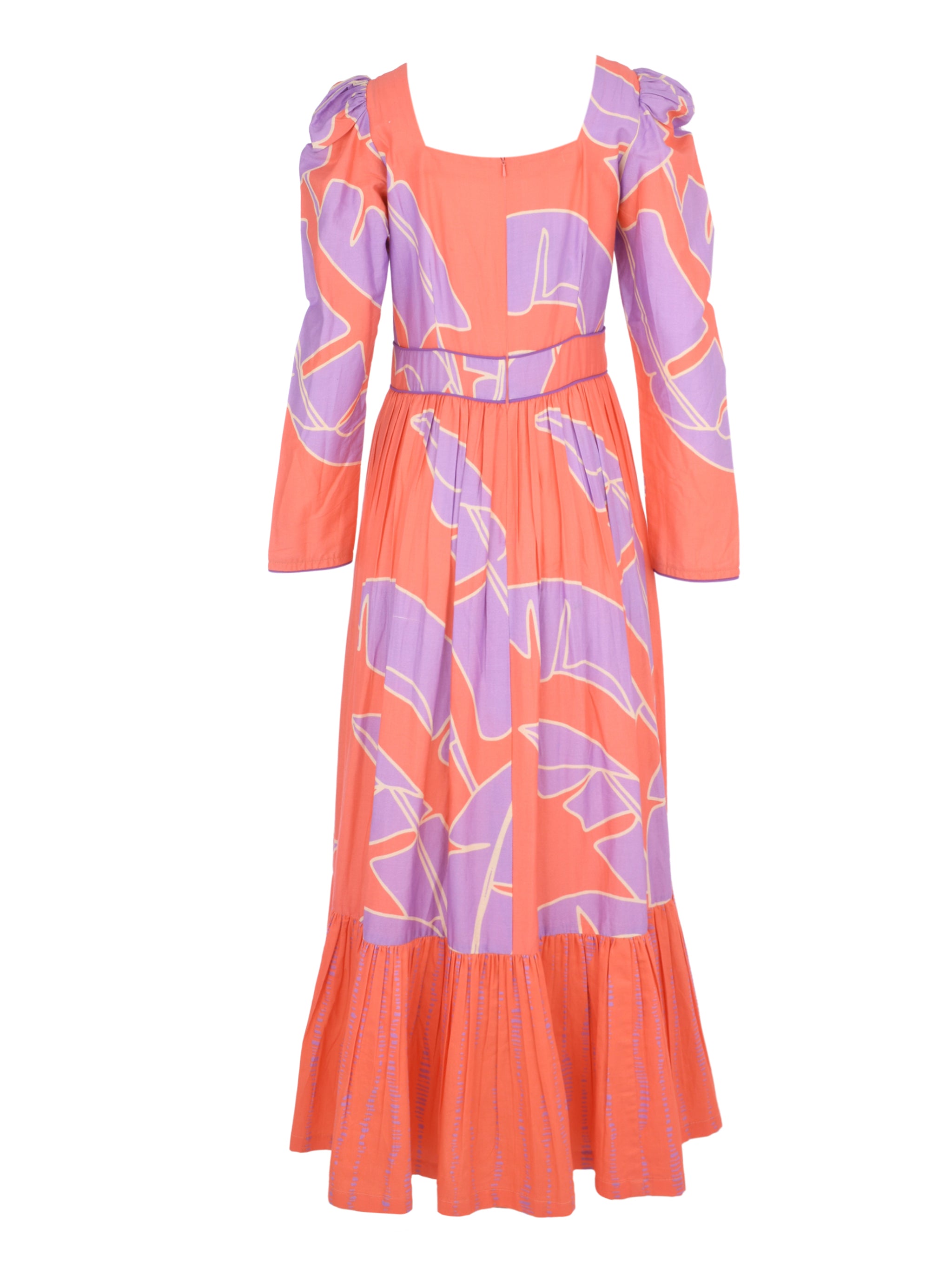 Memash dress orange purple