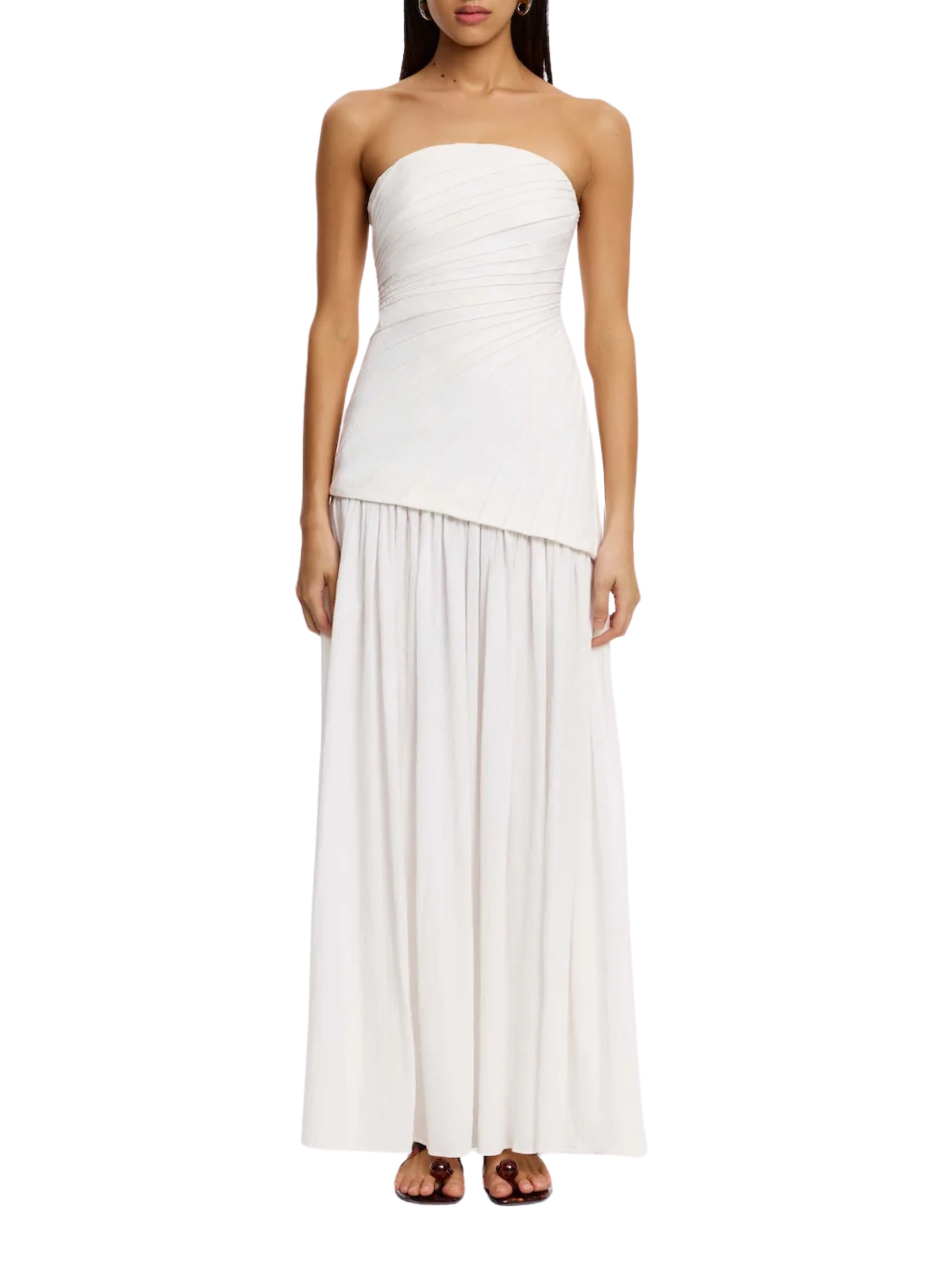Blyth strapless maxi dress