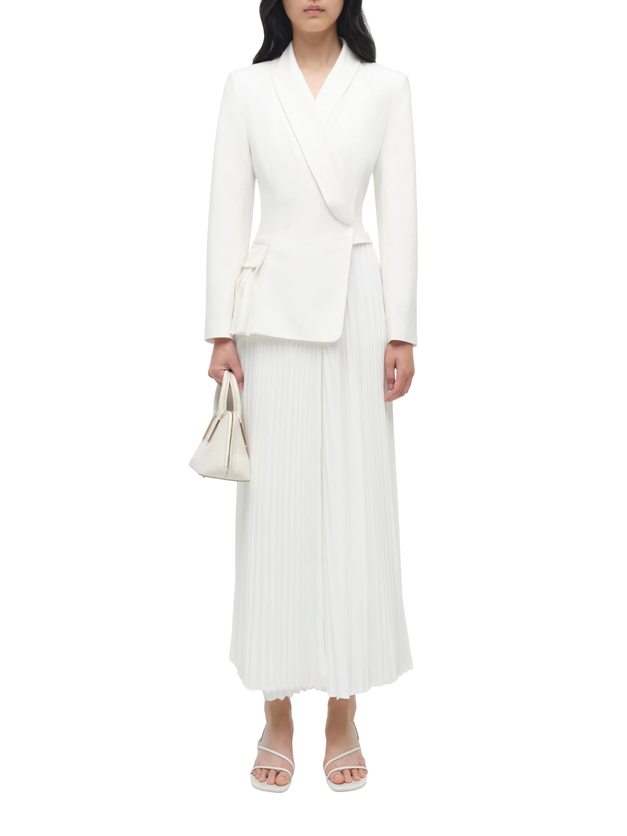 Alexandra Belted Blazer Midi Dress