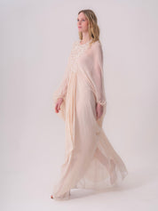 Embroidered Chiffon Dress