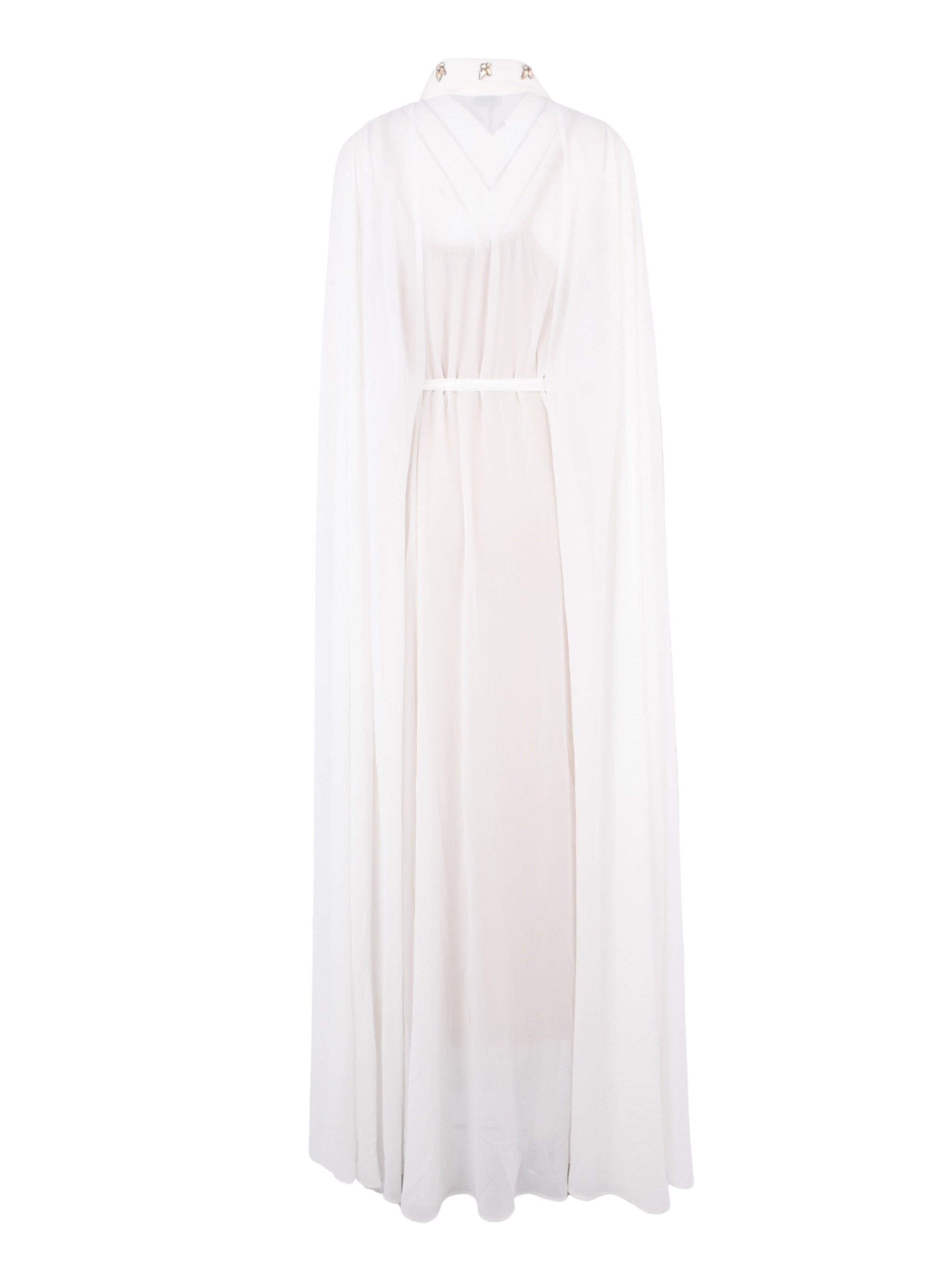 Yara kaftan white
