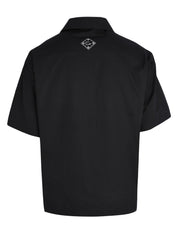 CENMAR BLACK FRONT WOLF PRINT SHIRT