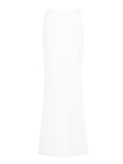 Gilet with a back zipper closure featuring front draping and a premium metal accessory detail