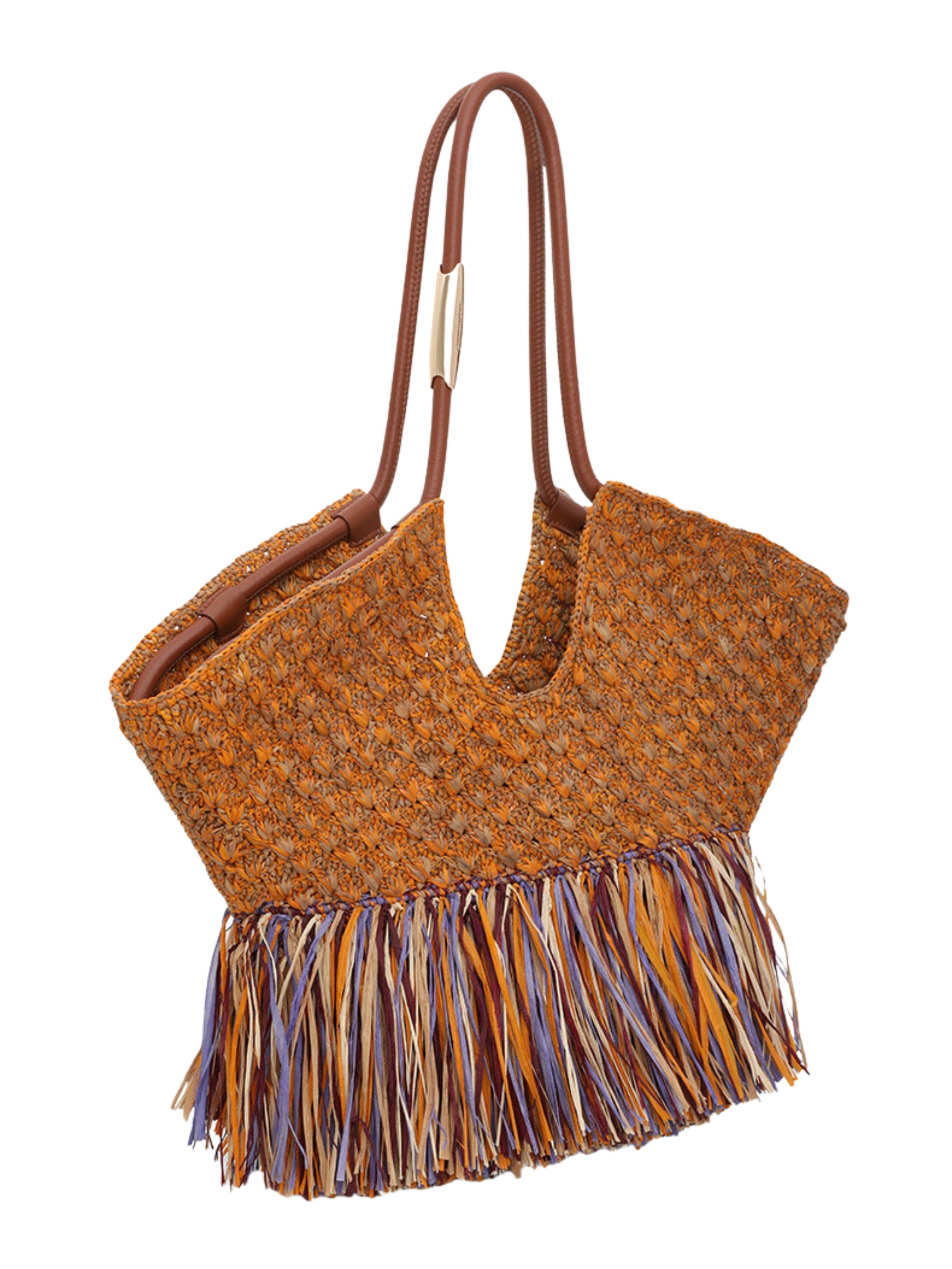 Goldentime Medium Fringe Tote