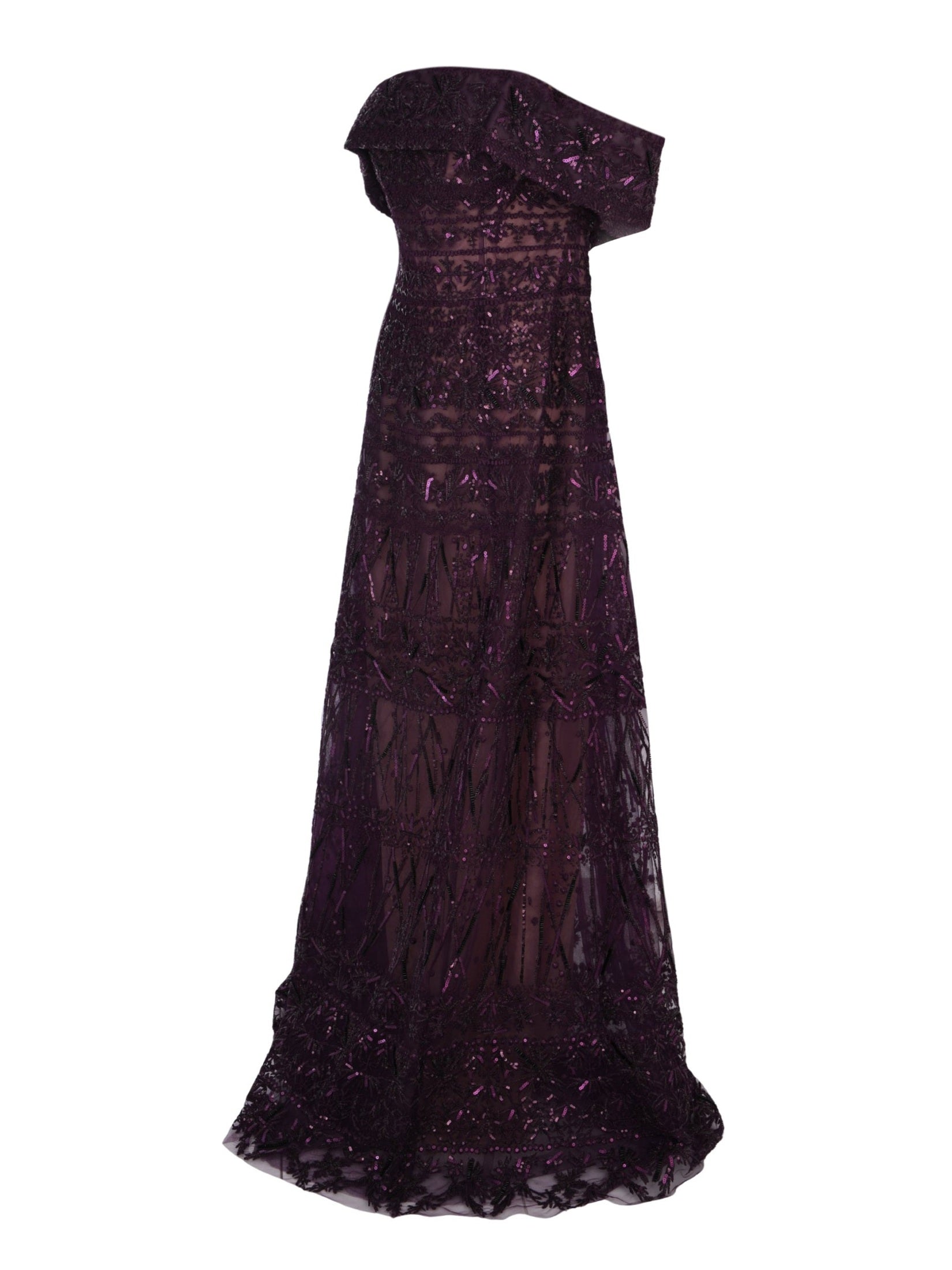 Beaded tulle dress