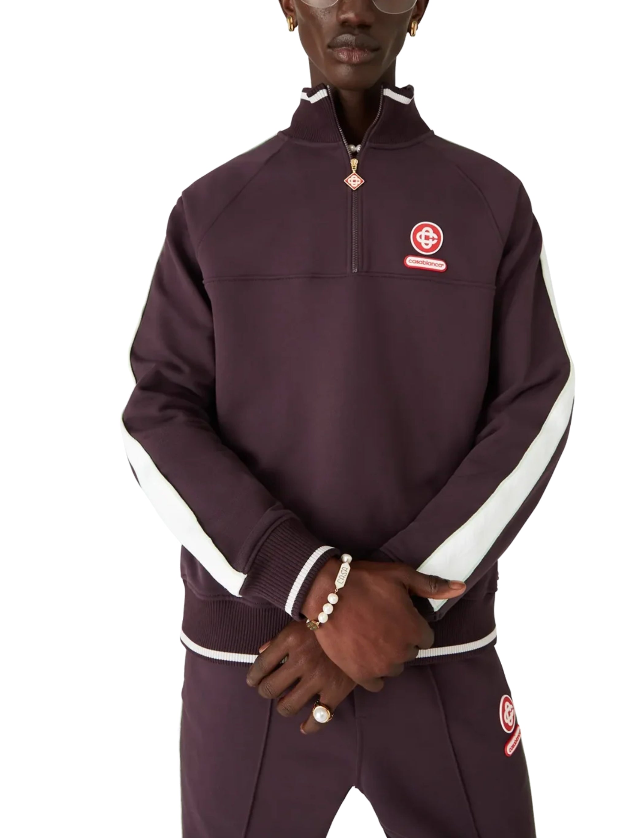 1- 4 ZIP LAUREL SWEATSHIRT