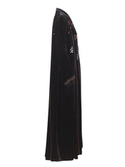 Velvet abaya