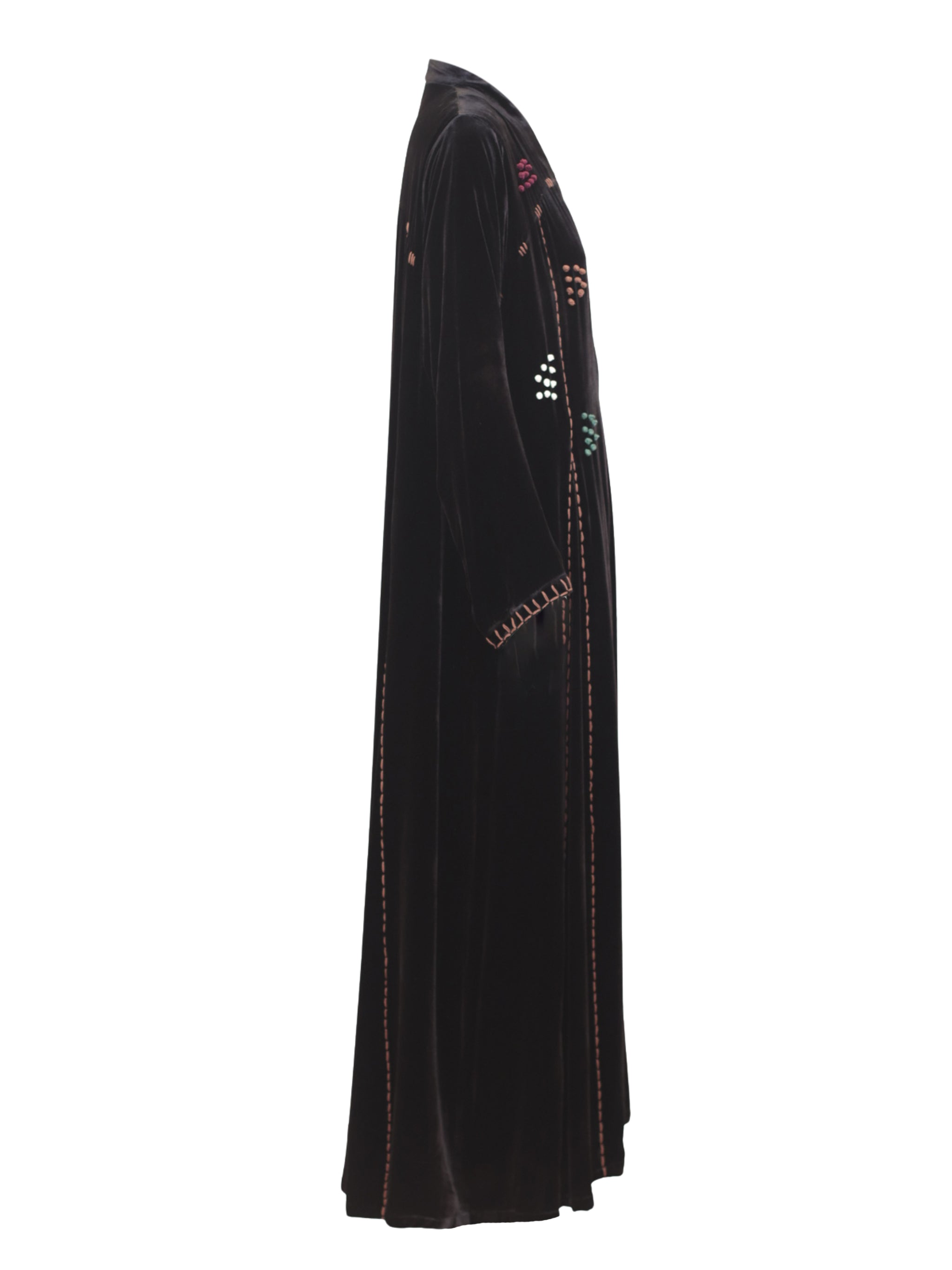 Velvet abaya