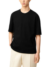 Black Cotton Ami de Coeur T-Shirt