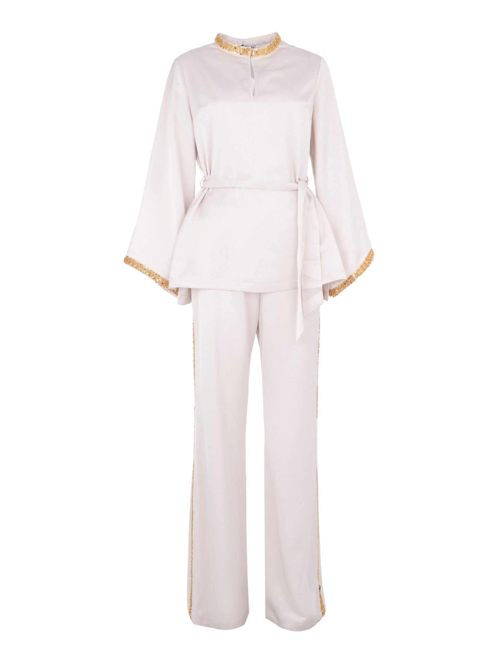 Samar pants set white