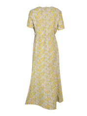 Caraline jacquard midi dress