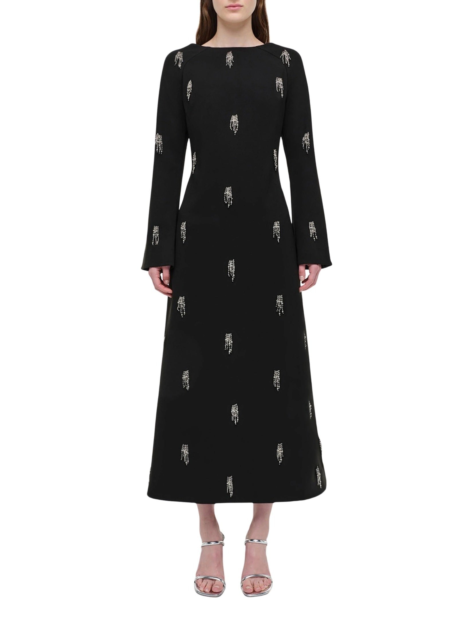 Coretta l/s midi dress