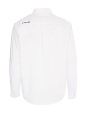 WHITE LINEN LONG SLEEVE SHIRT
