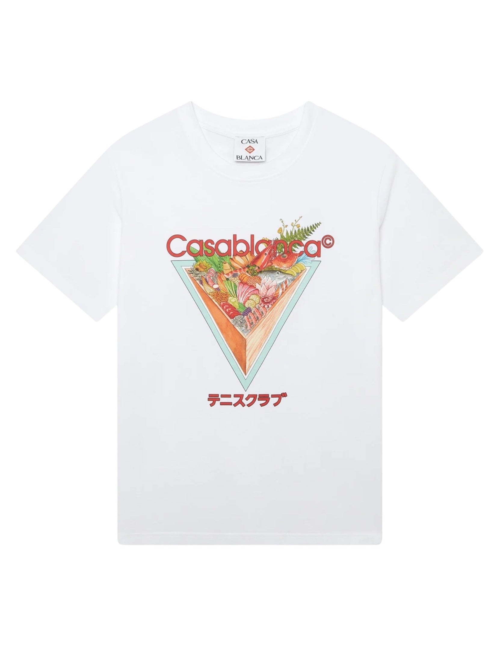 Tennis club icon printed t-shirt