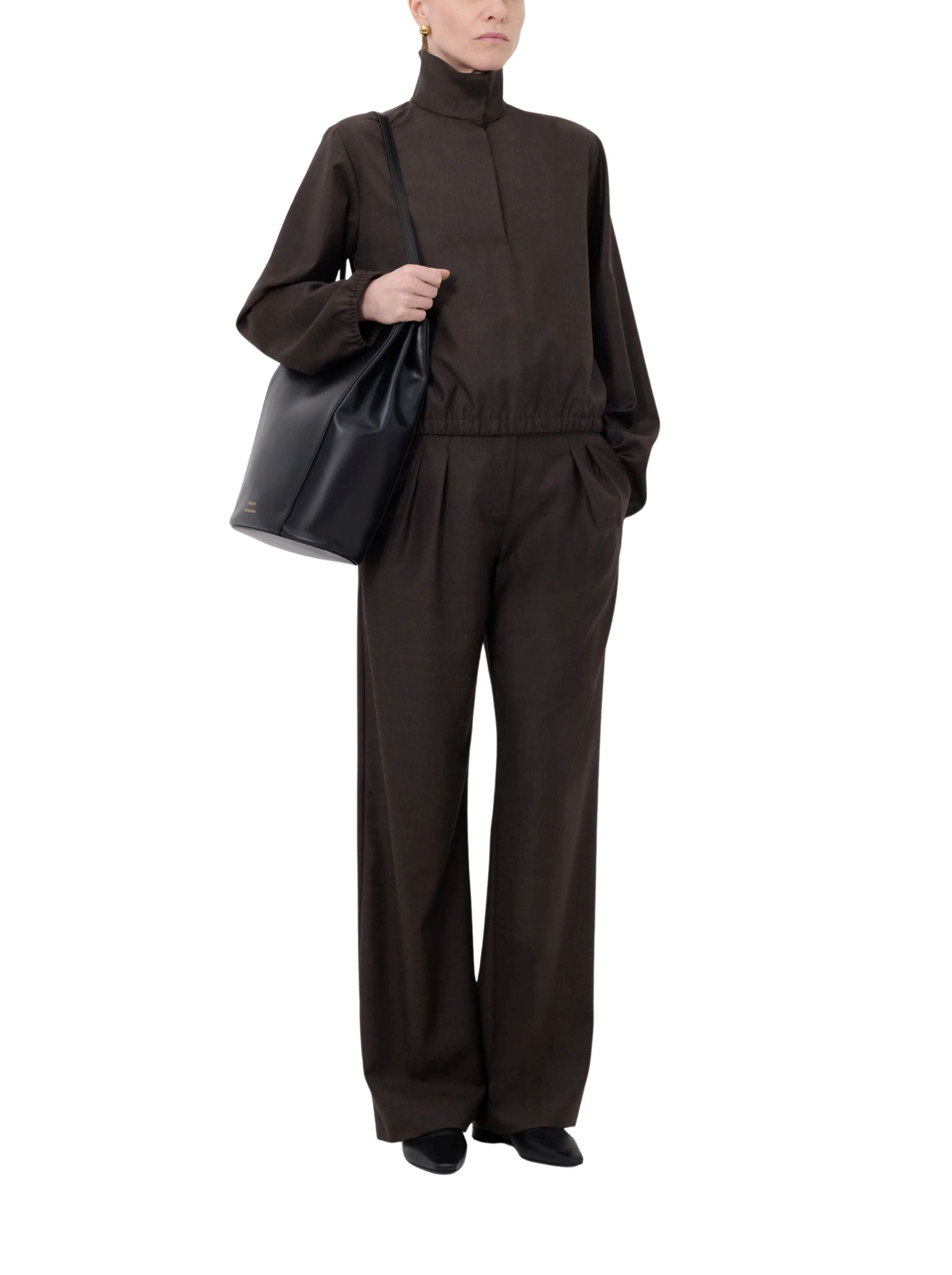 ZYLA COLLAR STAND BLOUSE