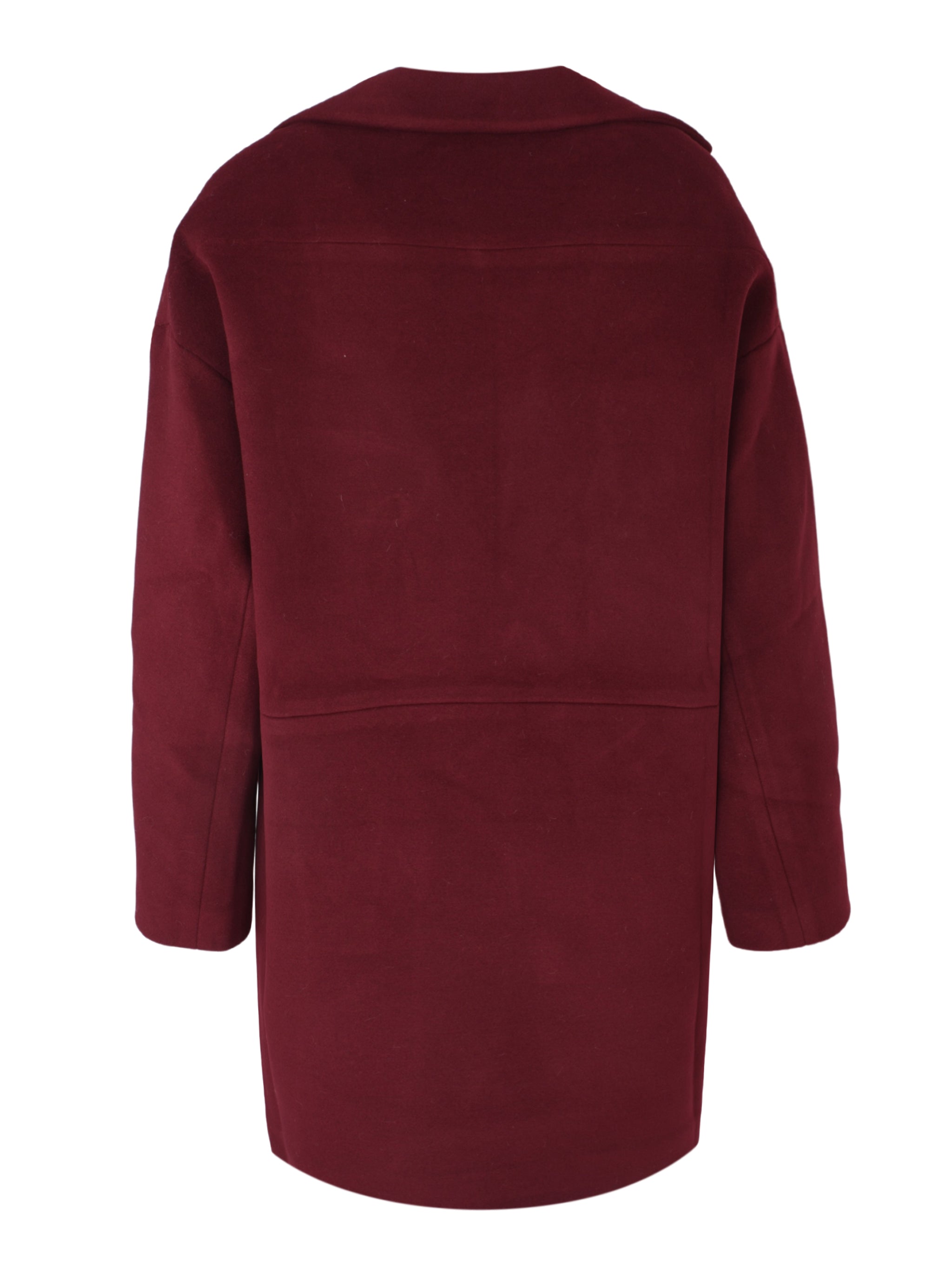 BURGUNDY CACHET COAT
