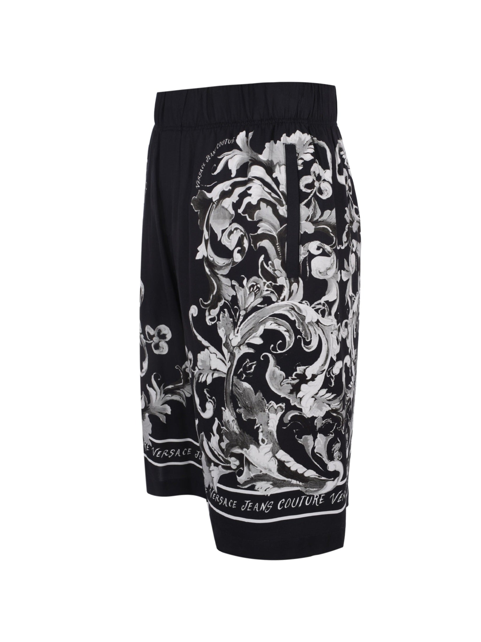 Versace jeans couture printed barocco shorts