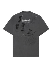 Spit t-shirt faded black