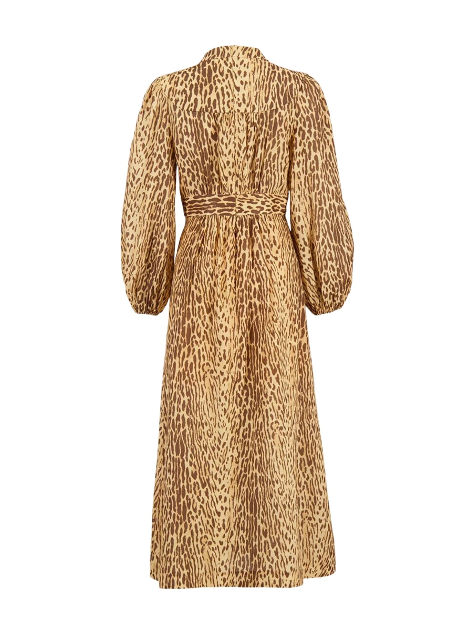 Cascadian plunge midi dress