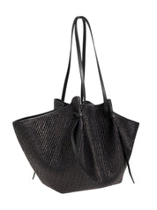 Large mochi woven raffia