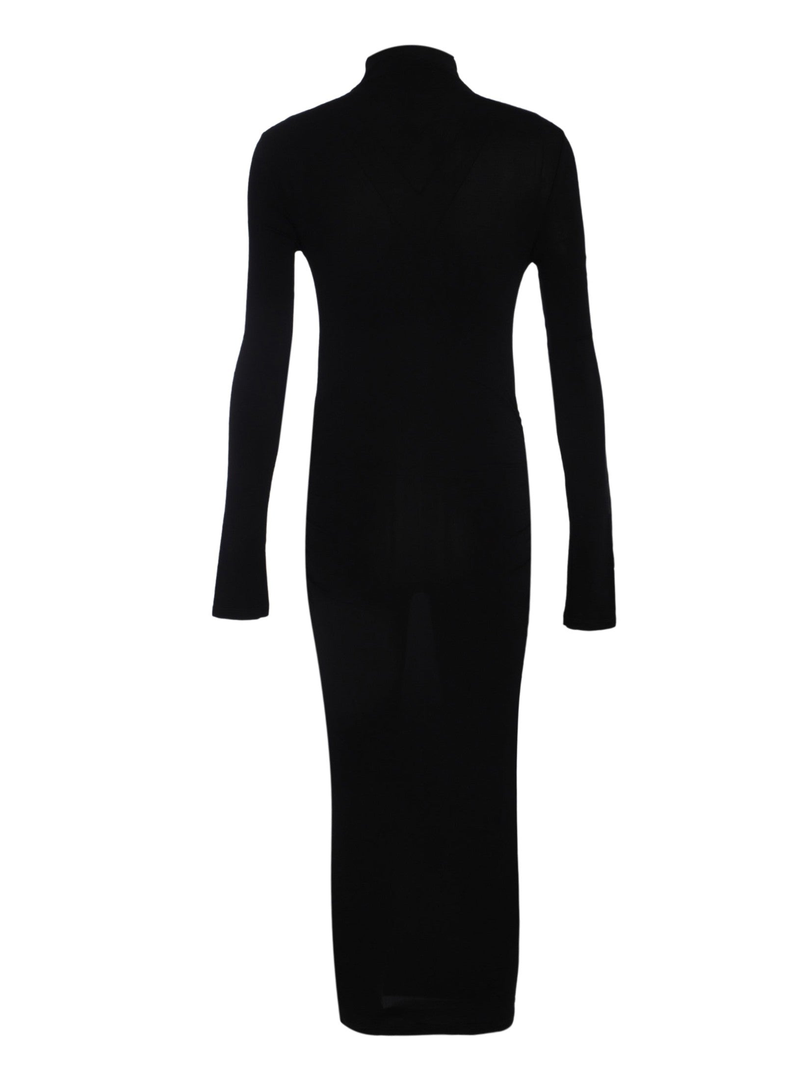 Skin gathered midi dress